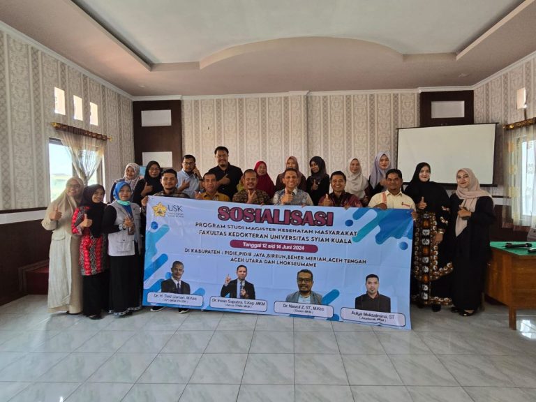 Kegiatan sosialisasi prodi MKM ke kabupaten kota